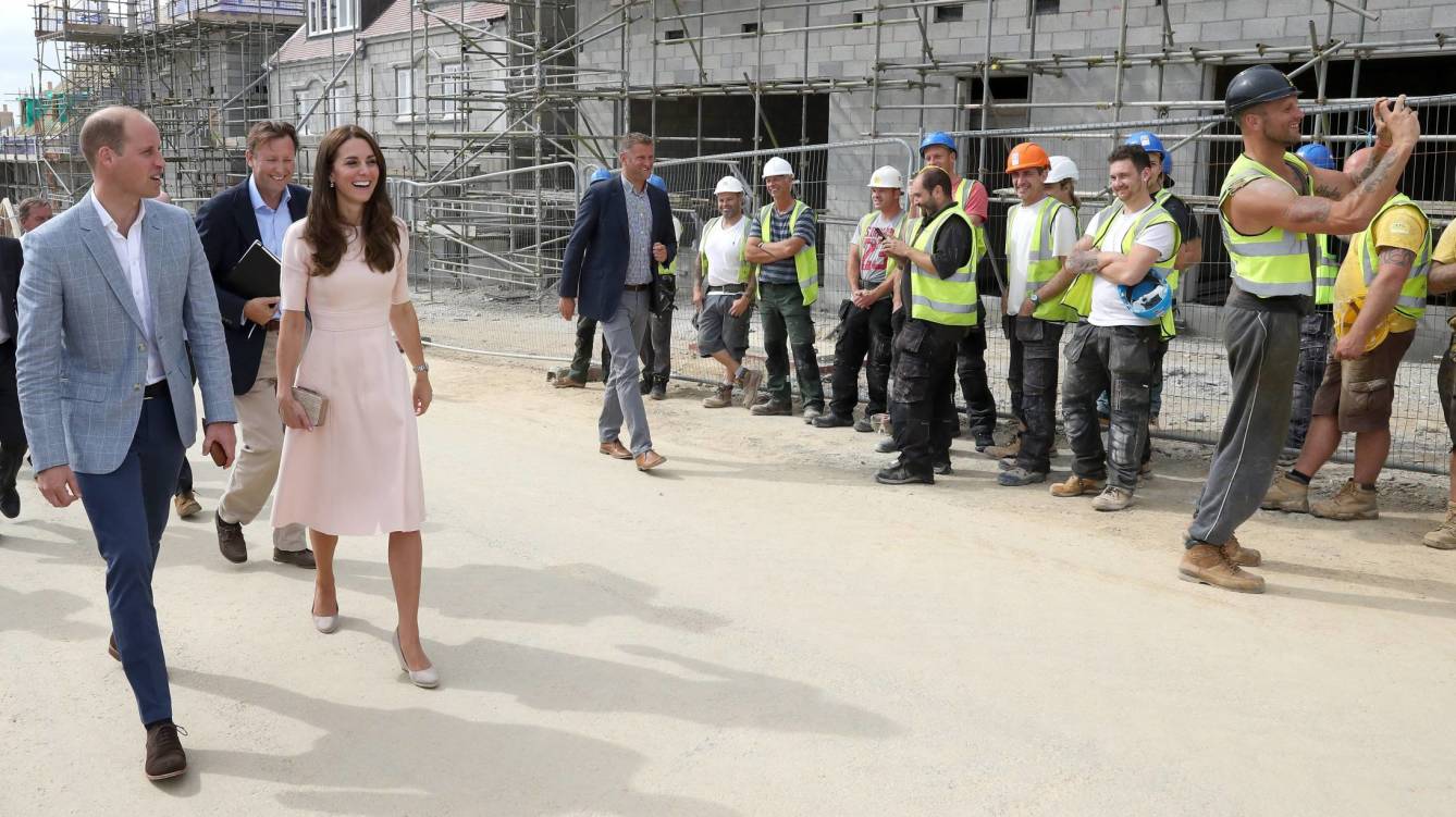 El guapo obrero que piropeó a Kate Middleton y se ha vuelto famoso