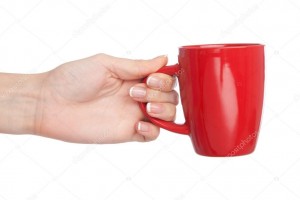 sostener la taza de cafe 1