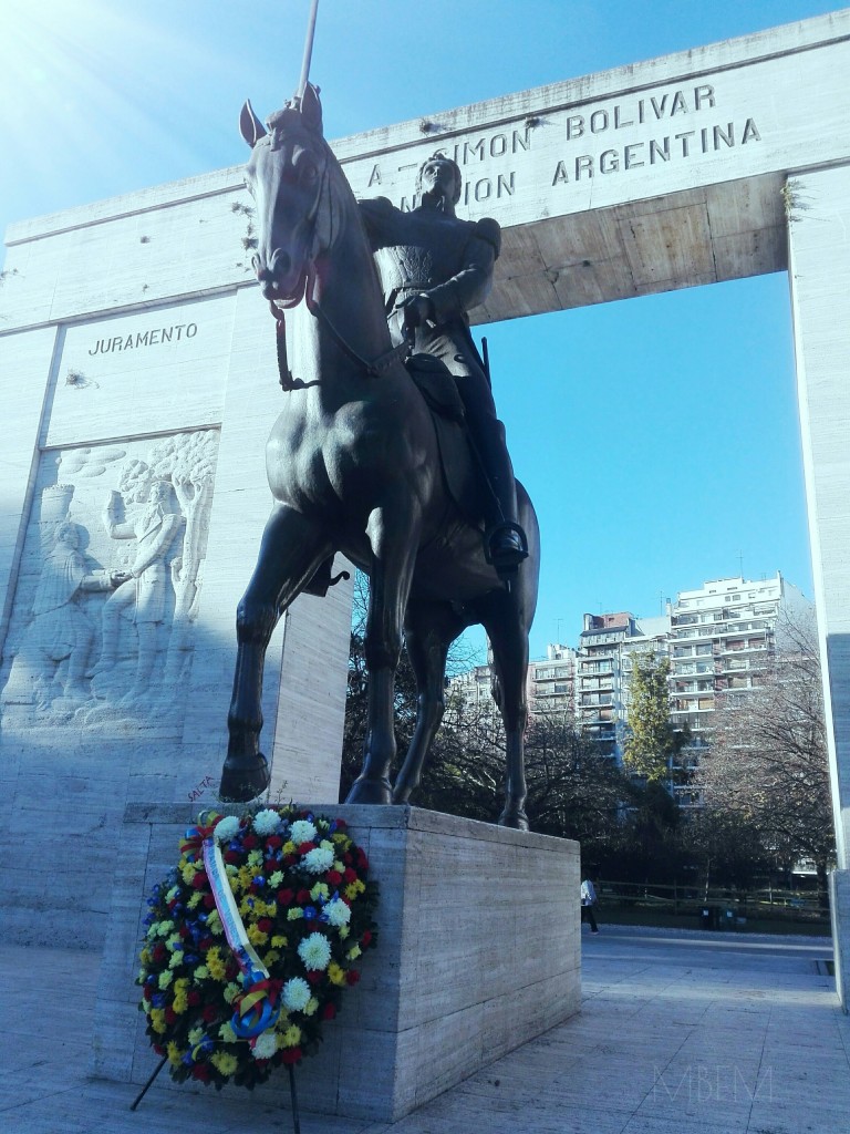  Monumento al Libertador Simón Bolívar ubicado en el Parque Rivadavia de Buenos Aires, Argentina  | Foto: MBFM 