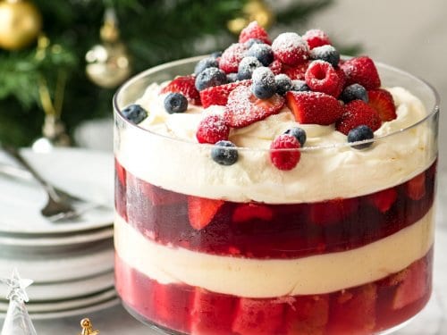 ¿Navidad y verano? Qué tal este Trifle espectacular