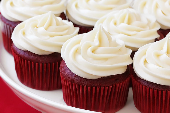 Cupcakes Red Velvet, sencillamente espectaculares !