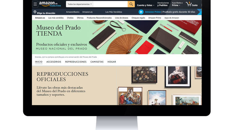 El Museo del Prado abre tienda en Amazon